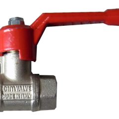 3/8" water tap valve with red handle