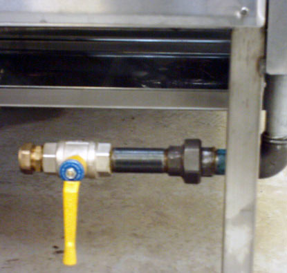 1" gas isolation valve