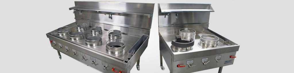 CEFT43 and CEFT21 wok cooking ranges