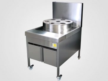 Steamer 7 hole plate for bamboo baskets