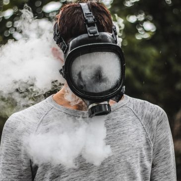 Gas mask smoke CO2