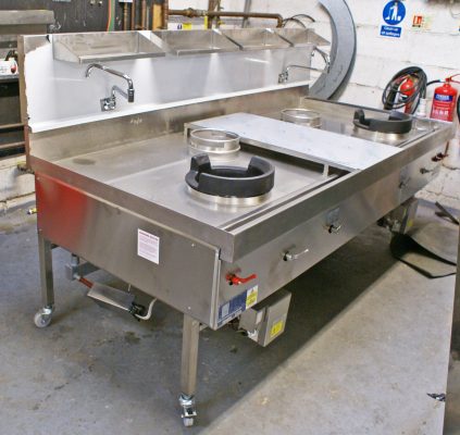 Special made wok cooker extra large with turbo burners