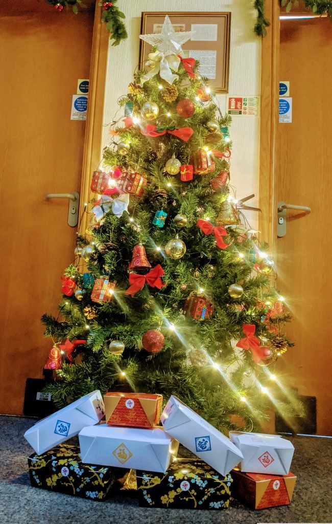 VIP takaway food packaging Christmas tree
